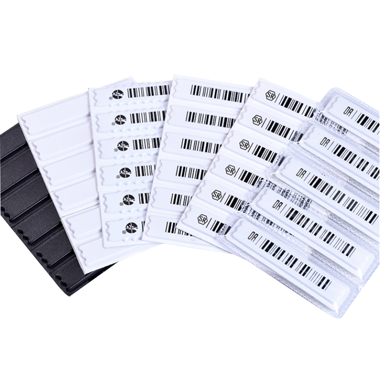 58Khz-AM-barcode-labelụ-Acousto-magnetic-label-iche-ebi akwụkwọ